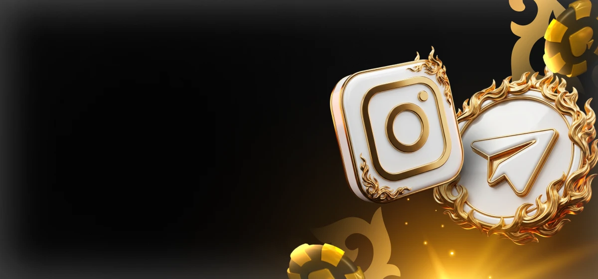 Follow us on socials! Get exclusive bonuses